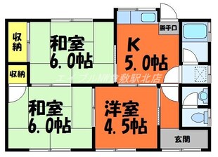 塩津様借家の物件間取画像